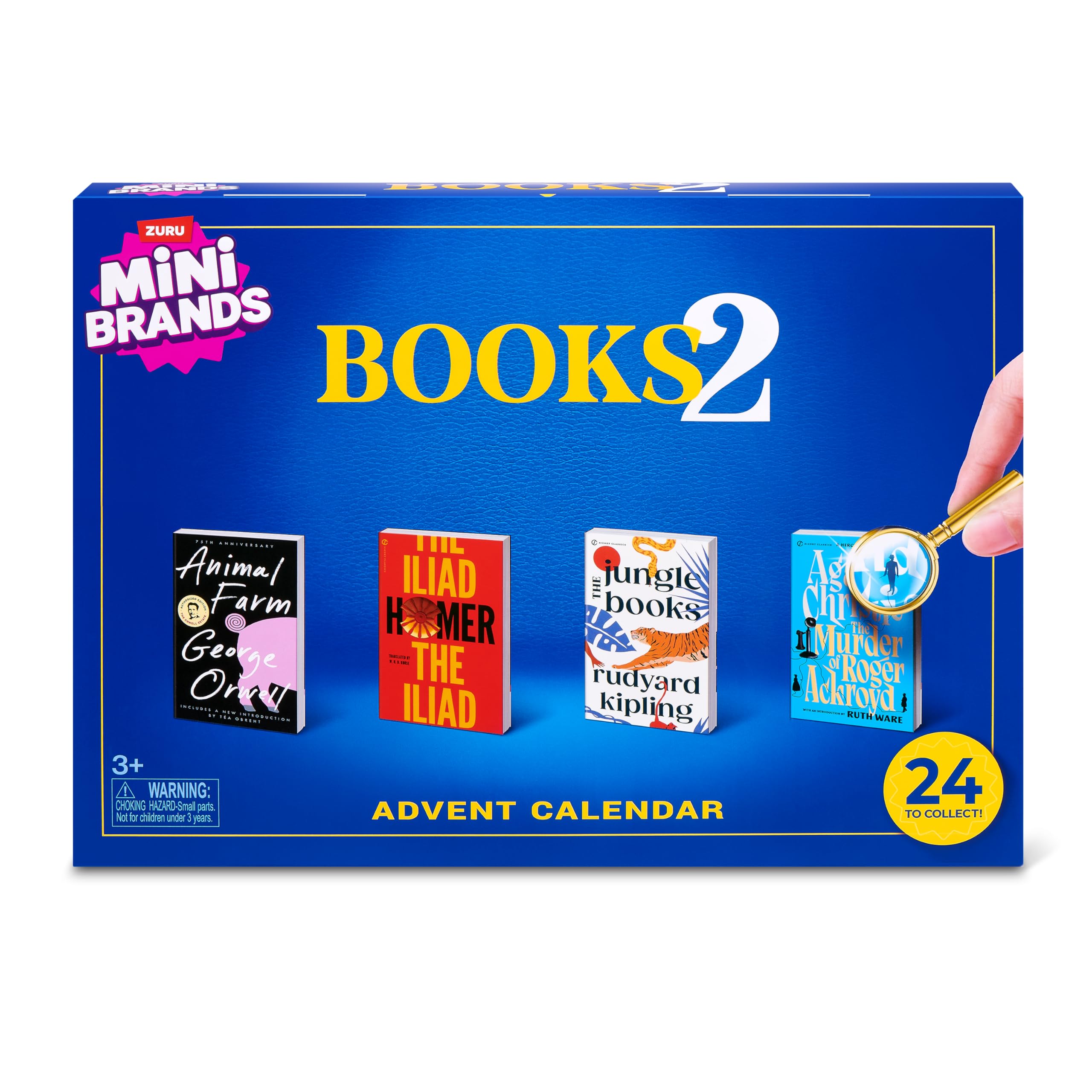 Amazon.com: Mini Brands Mini Book Advent Calendar by ZURU – 24